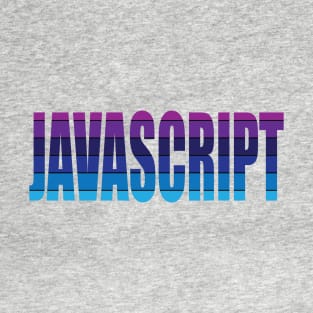 JavaScript Retro Stripes T-Shirt